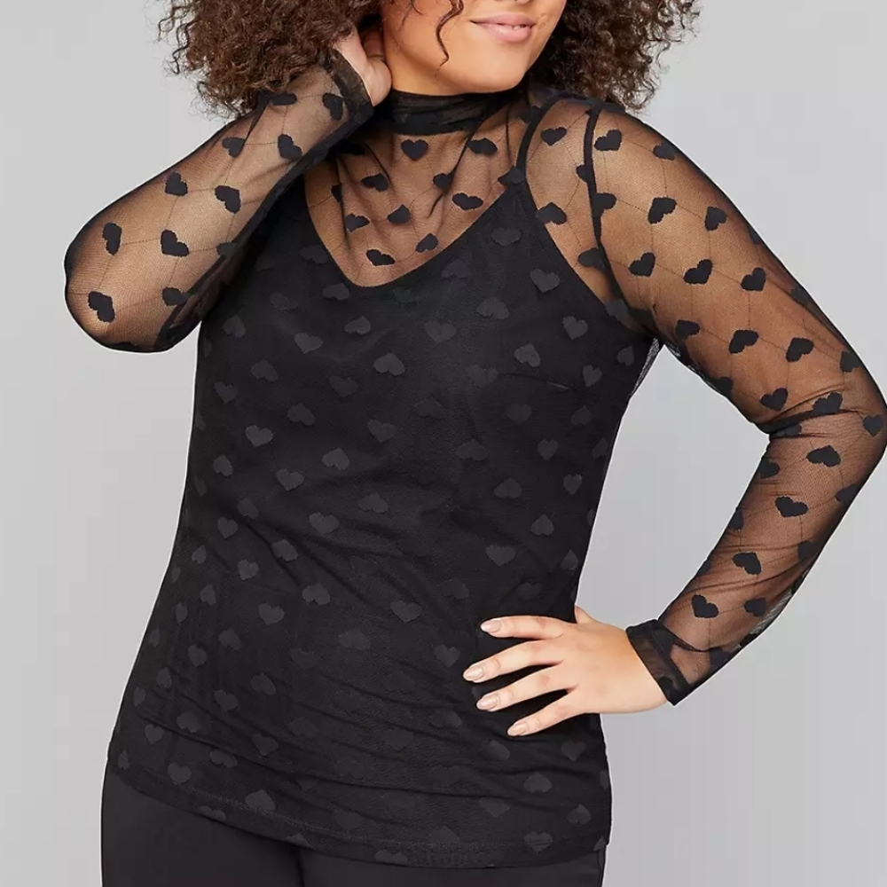 Sheer blouse